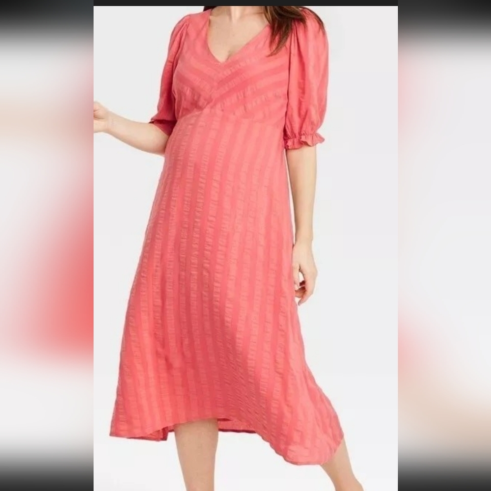 THE Nines by HATCH Sleeve Tonal‎ Maternity Dress Size Small